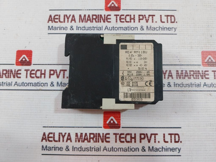 Telemecanique Re4 Rm11Bu Time Delay Relay 0,05S-300H 50/60Hz