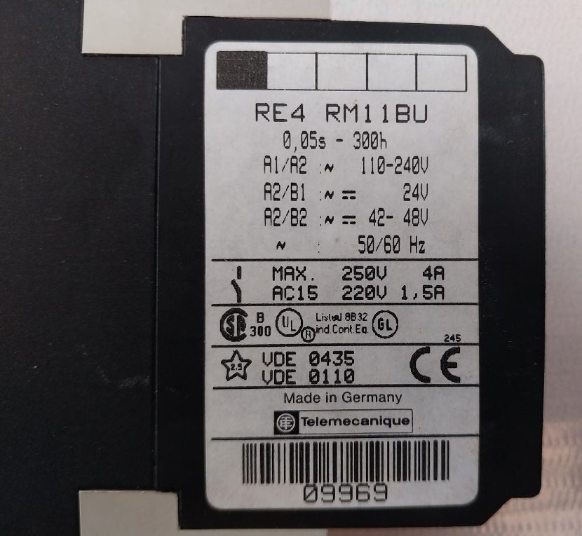 Telemecanique Re4 Rm11Bu 4A