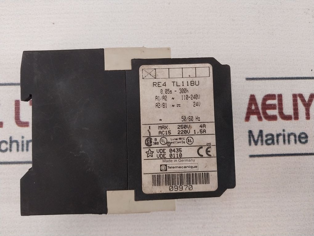Telemecanique Re4 Tl11Bu Time Delay Relay 4A