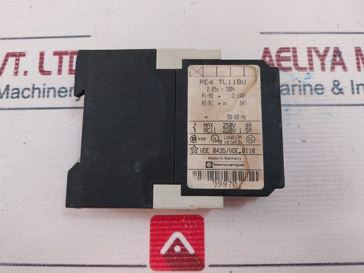 Telemecanique Re4 Tl11Bu Time Delay Relay 0,05S – 300H