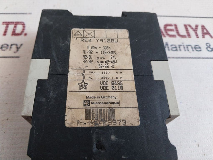 Telemecanique Re4 Ya12Bu Time Relay