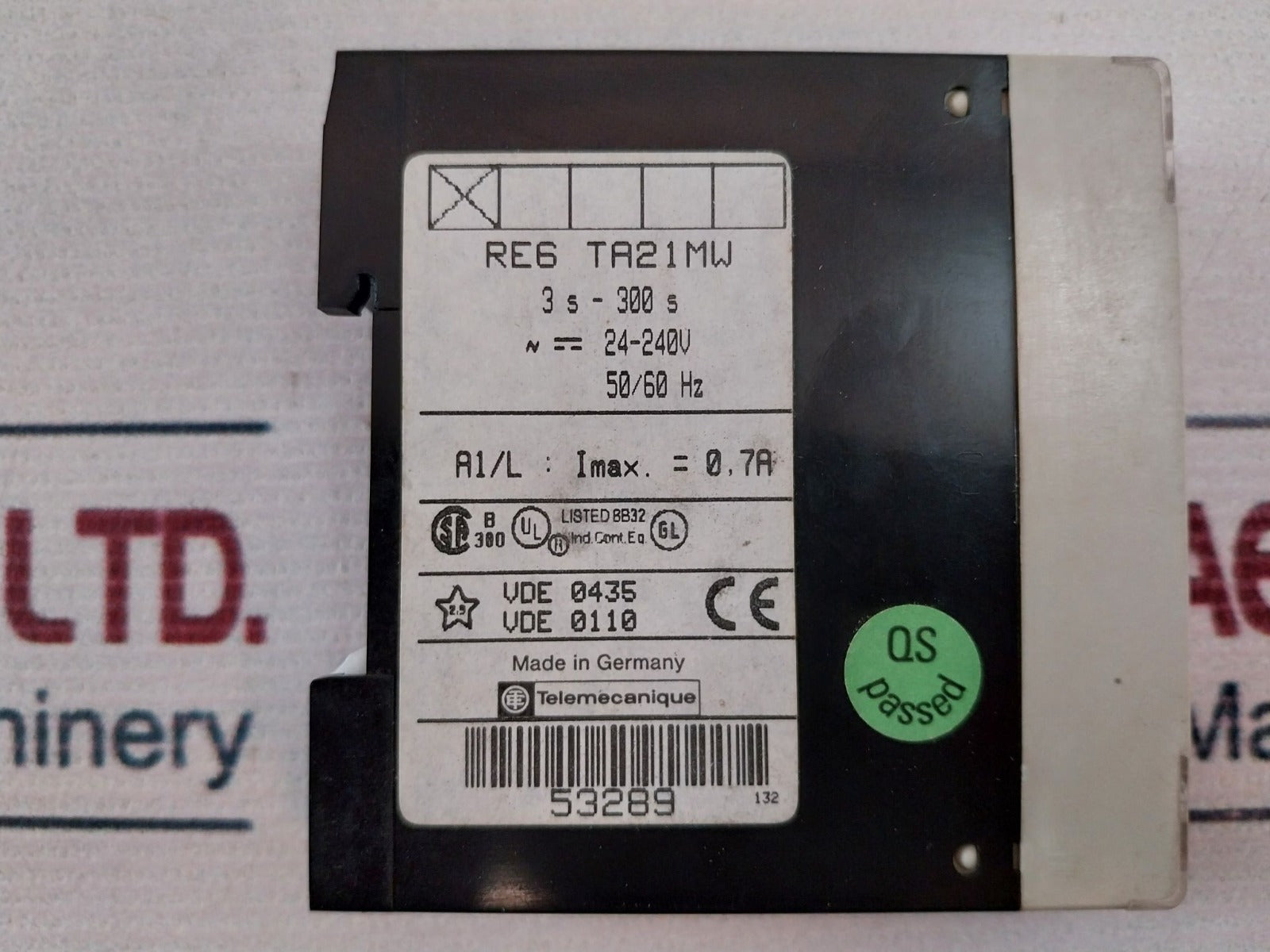 Telemecanique Re6 Ta Relay
