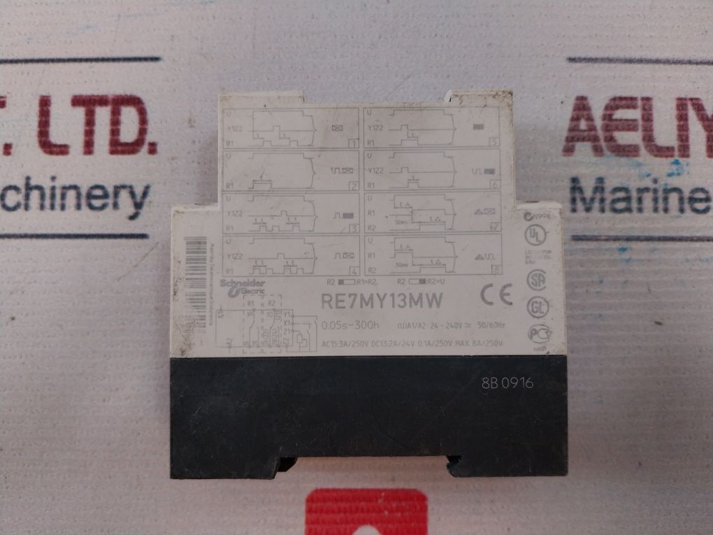 Telemecanique Re7My13Mw Timer Relay 0.05S-300H