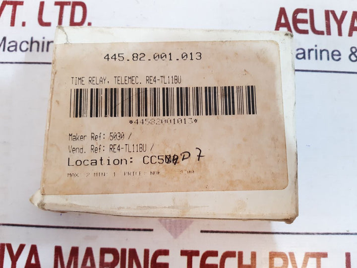 Telemecanique Re 4 Tl Electronic Timer Re 4 Tl11Bu