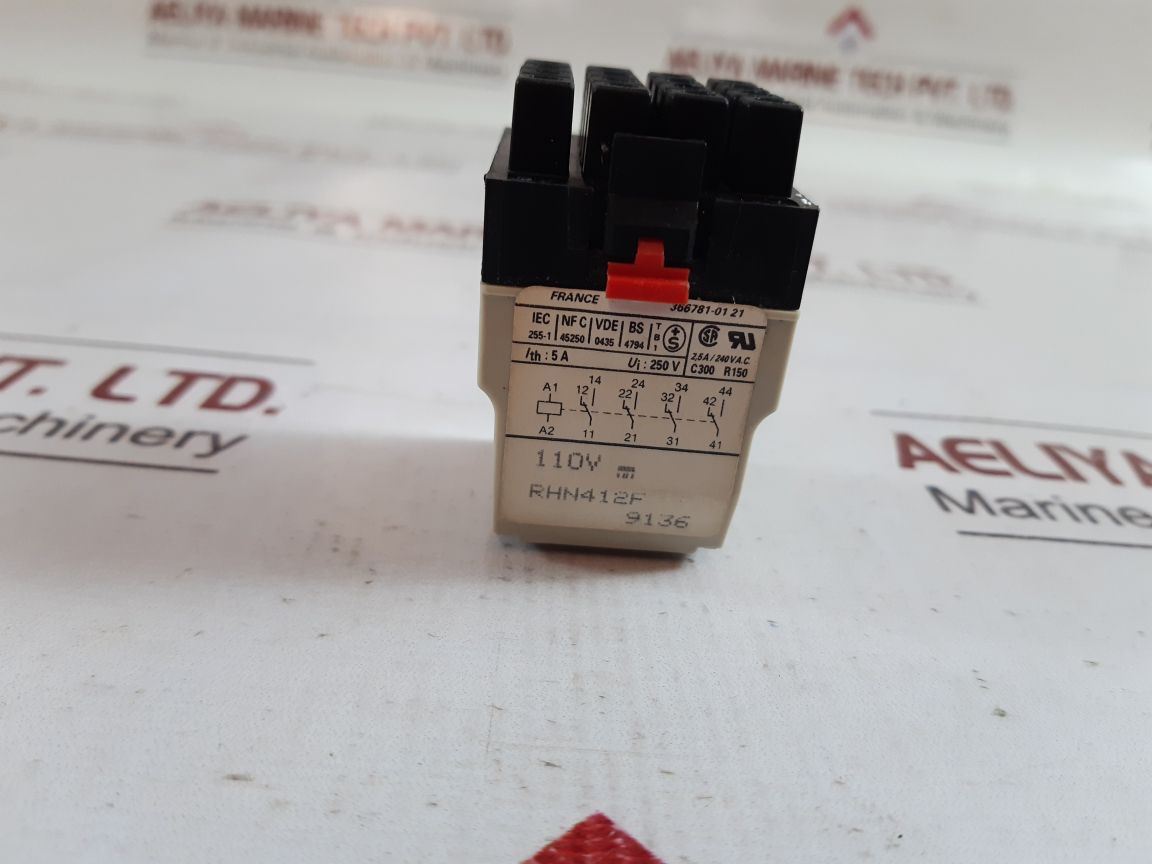 Telemecanique rhn412f inst-relay 2.5a/240vac