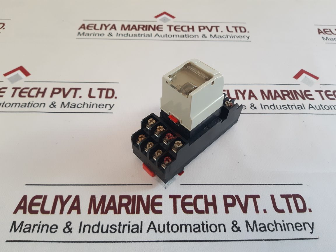 Telemecanique Rhn412F Relay With Base Free Shipping