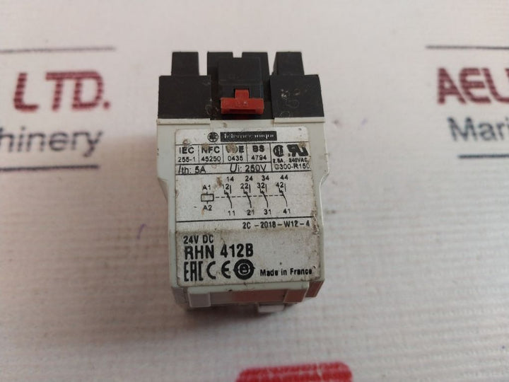 Telemecanique Rhn 412B Relay 250V