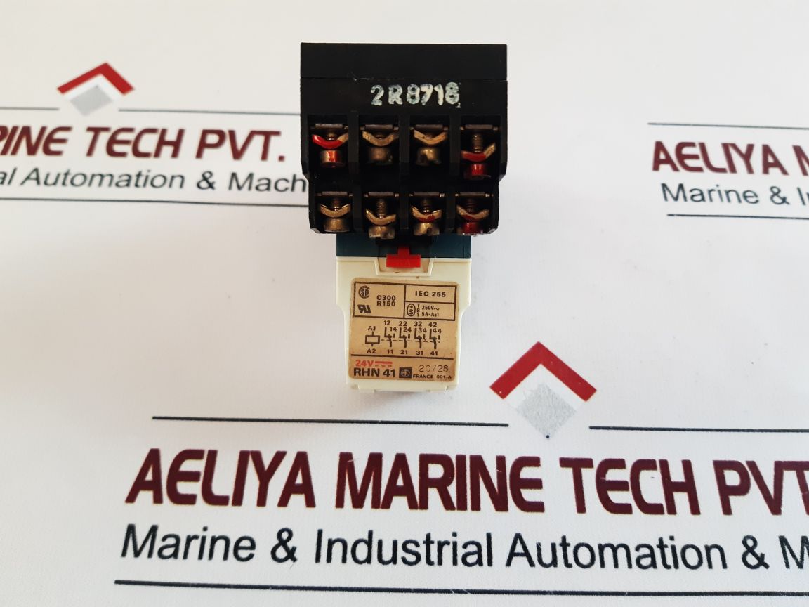 Telemecanique Rhn 41 Relay 24V With Base