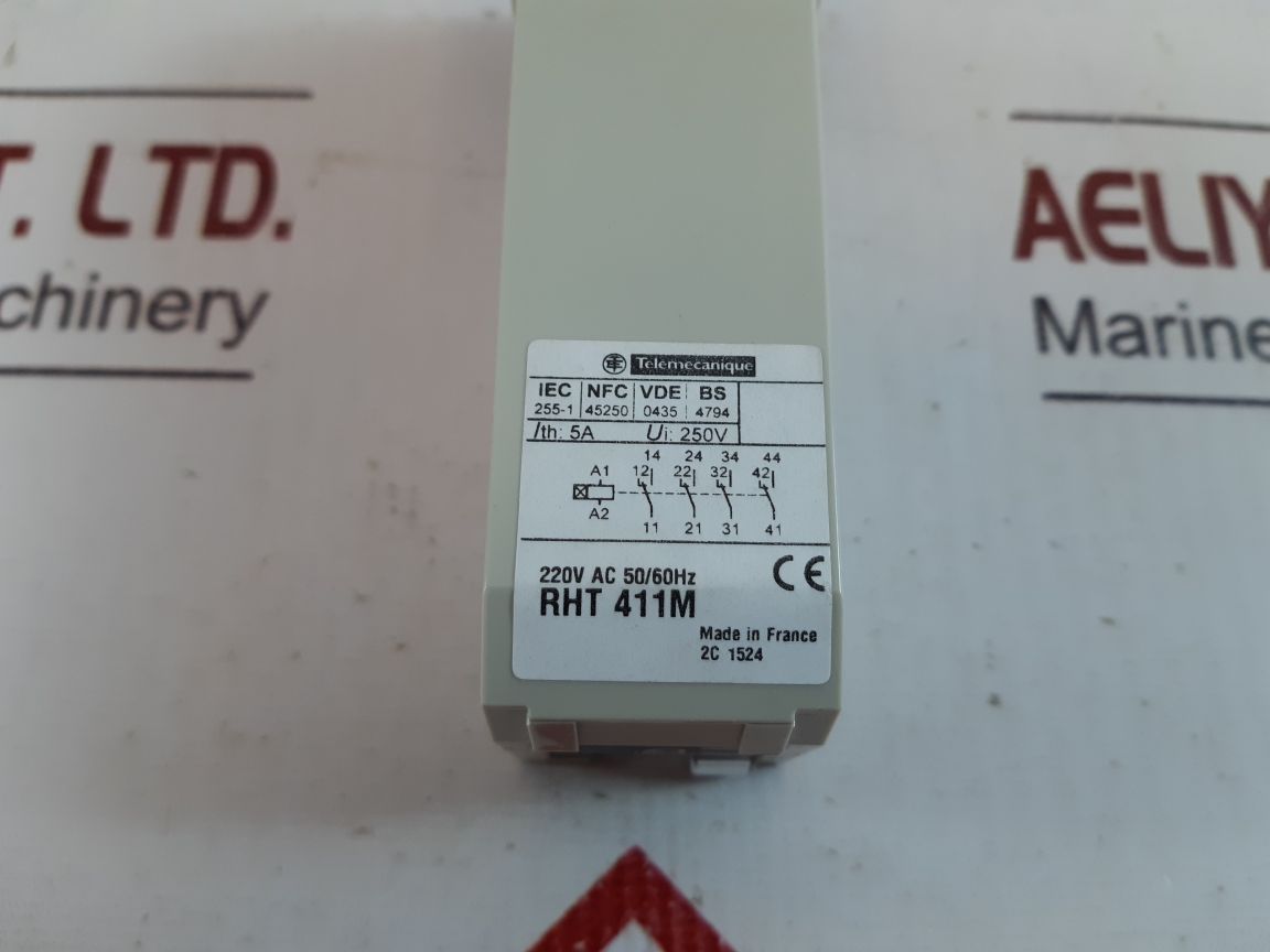 Telemecanique rht411m time delay relay