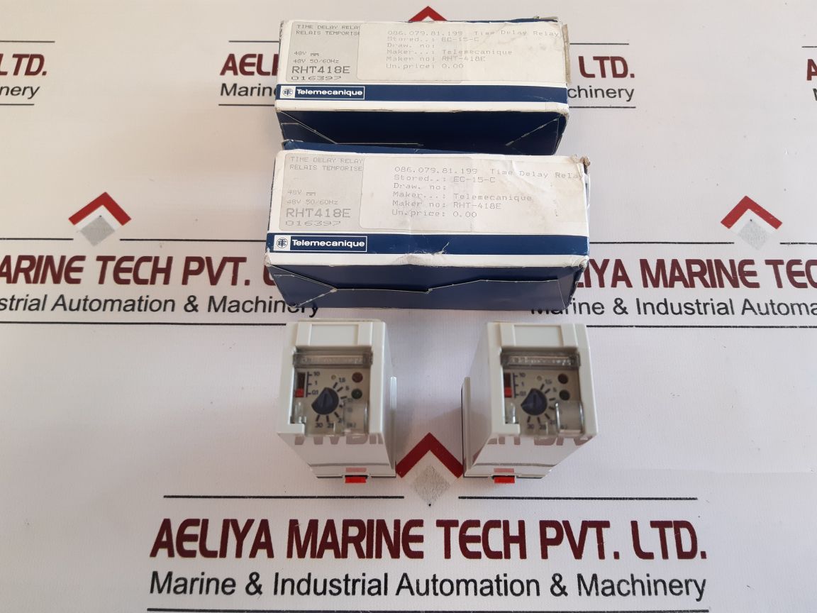 Telemecanique Rht418E Time Delay Relay 48V 50/60Hz