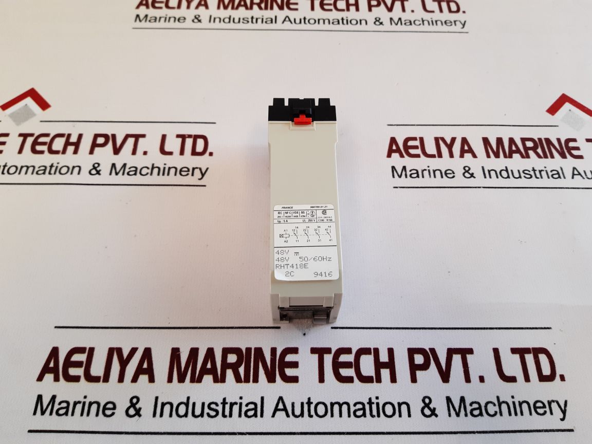 Telemecanique Rht418E Time Delay Relay 48V 50/60Hz