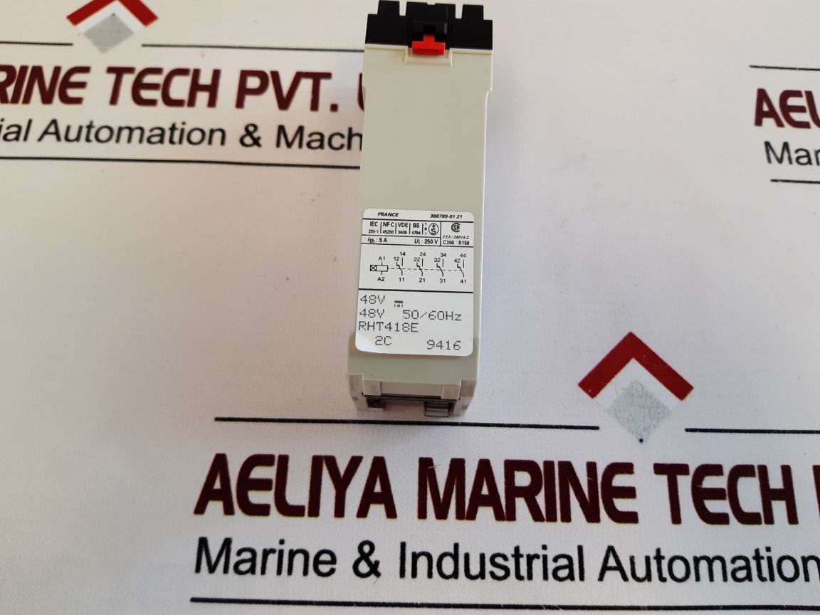 Telemecanique Rht418E Time Delay Relay 48V 50/60Hz