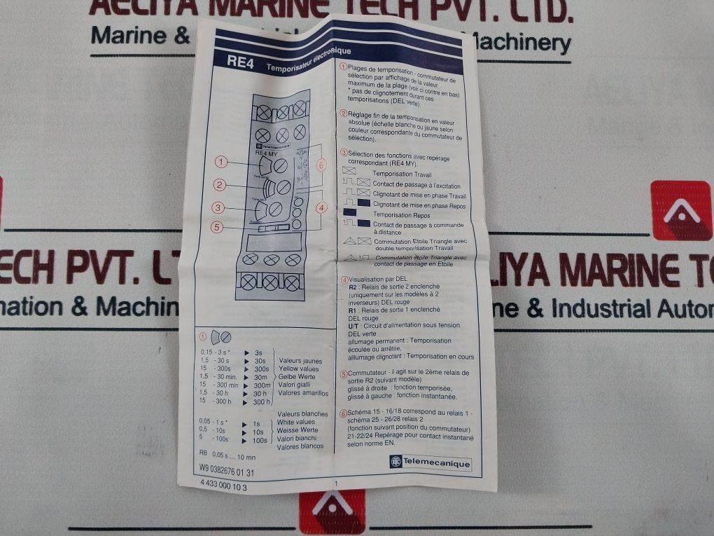 Telemecanique Rht 418B 250 V