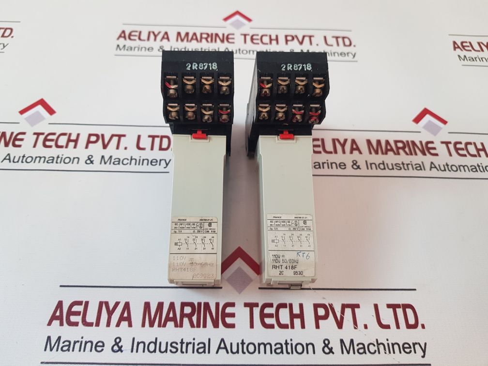 Telemecanique Rht 418F Time Delay Relay With Base
