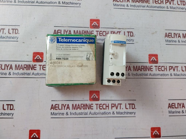 Telemecanique Rm4 Tg20 3-phase Monitoring Relay 220-440V Ac