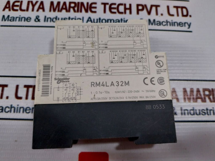 Telemecanique Rm4La32M Level Control Relay 0.1S-10S 220-240V 50/60Hz