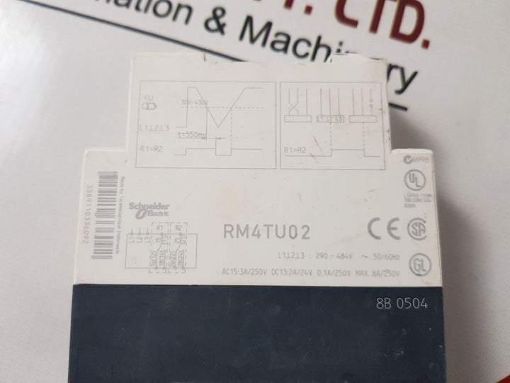 Telemecanique Rm4Tu02 Power Control Relay