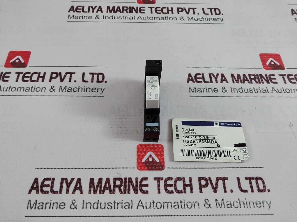 Telemecanique Rsze1S35Mba Relay Socket – Aeliya Marine Tech