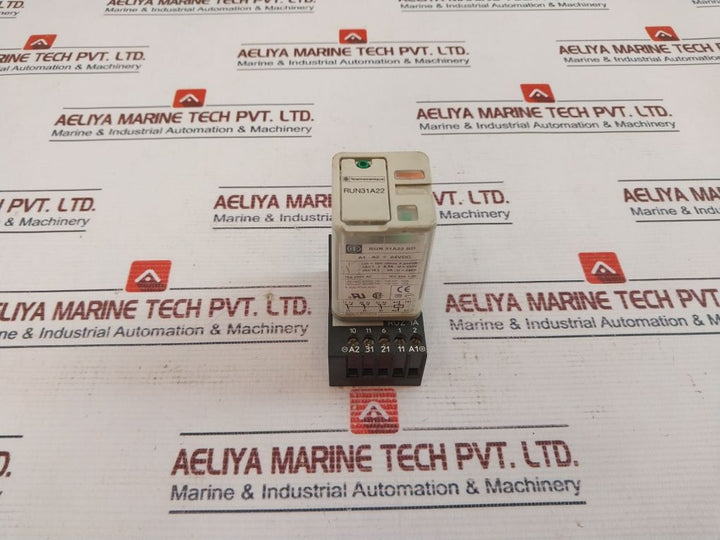 Telemecanique Run 31A22 Bd Relay With Socket 24Vdc 10A
