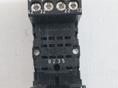 Telemecanique Rxz 7G Relay Socket Base With R4-2314-23-1024-wtl Relay