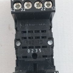 Telemecanique Rxz 7G Relay Socket Base With R4-2314-23-1024-wtl Relay