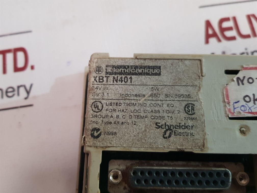 Telemecanique Schneider Electric Magelis Xbtn401 Compact Display