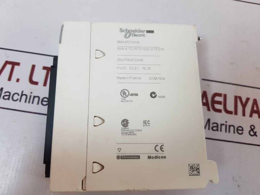 Telemecanique Schneider Electric Modicon Bmxart0414 Analog Input Module