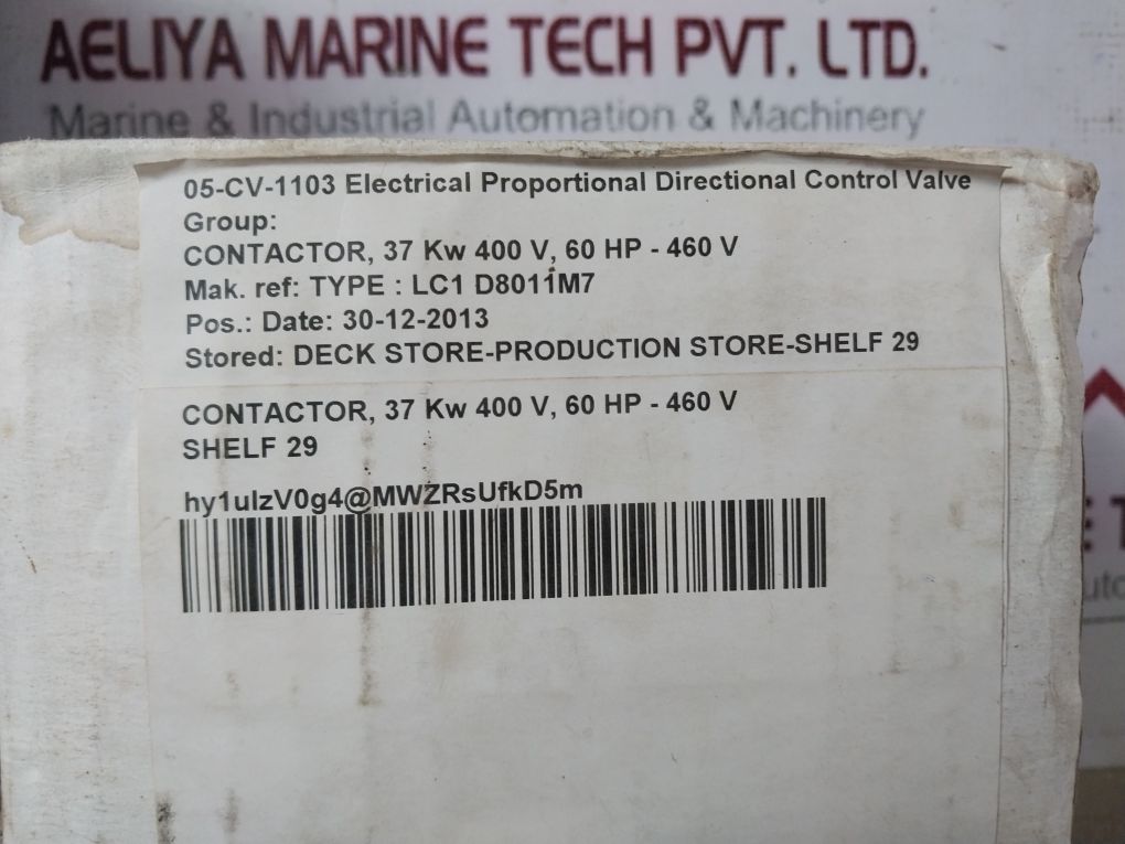 Telemecanique Lc1 D8011M7 Contactor Lc1D8011