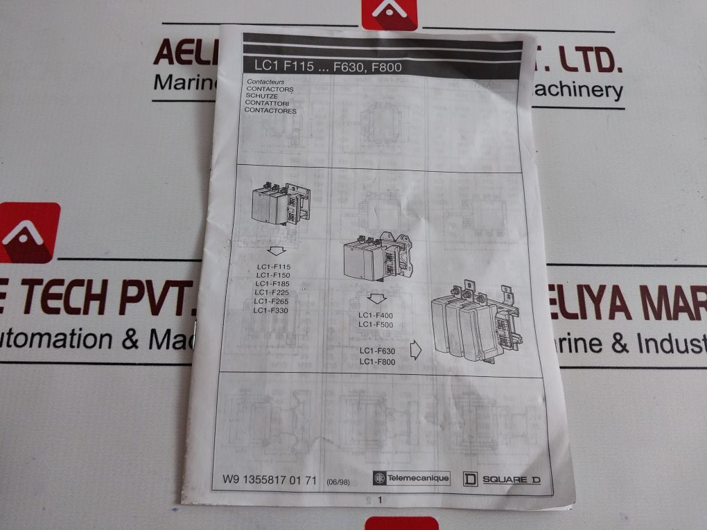 Telemecanique Lc1F150 Magnetic Contactor