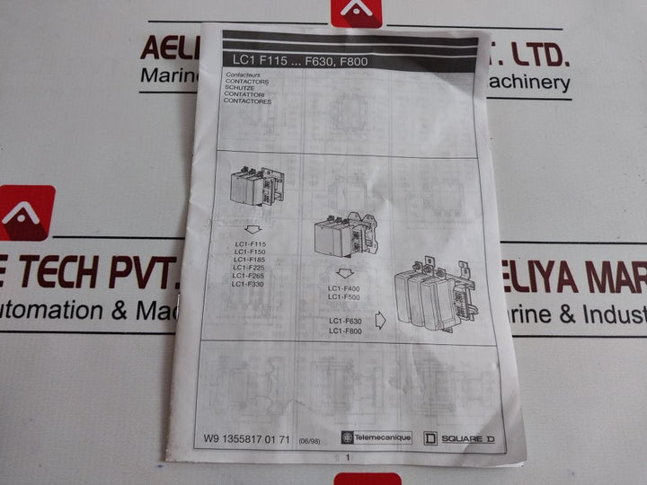 Telemecanique Lc1F150 Magnetic Contactor