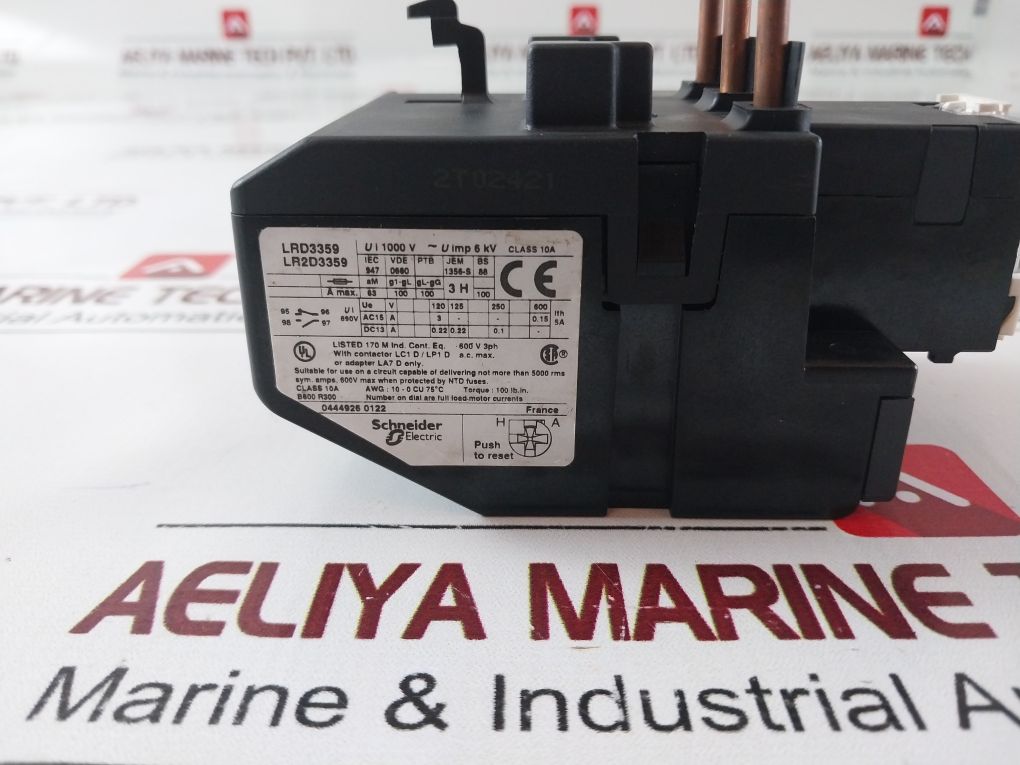 Telemecanique Lr2 D33 Overload Relay