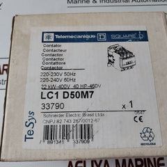 Telemecanique Lc1 D50M7 Contactor