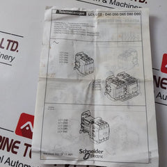 Telemecanique Lc1 D95 (Lc1 D9511) Contactor 230V 50Hz