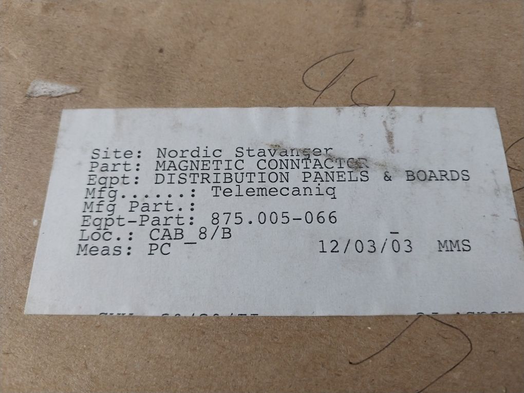 Telemecanique Lc1 F500 Megnetic Contactor