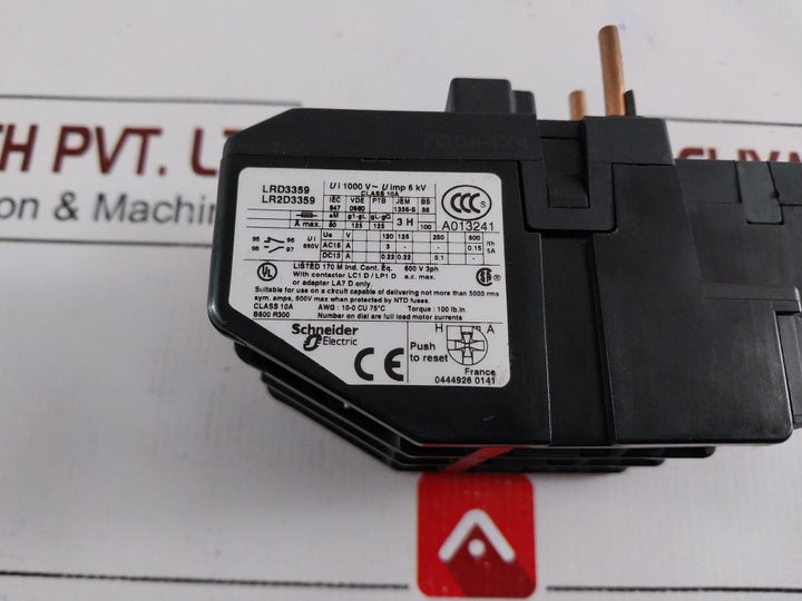 Telemecanique Lrd33 Thermal Overload Relay