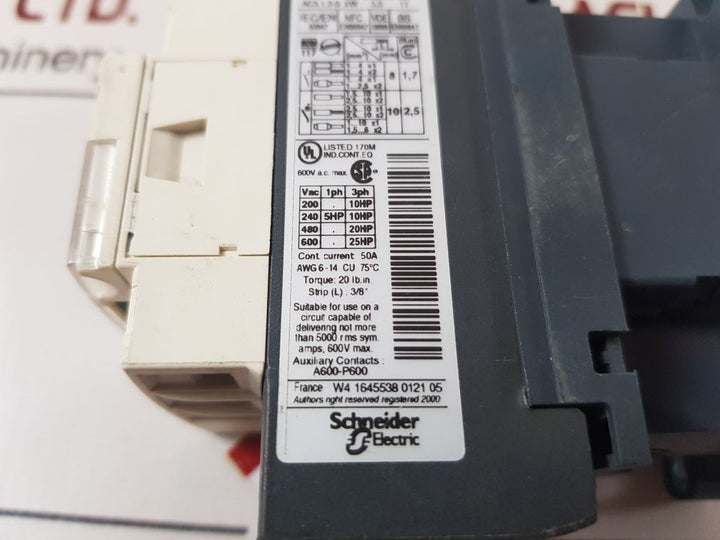 Telemecanique Square D Lc1D32 Contactor Free Shipping
