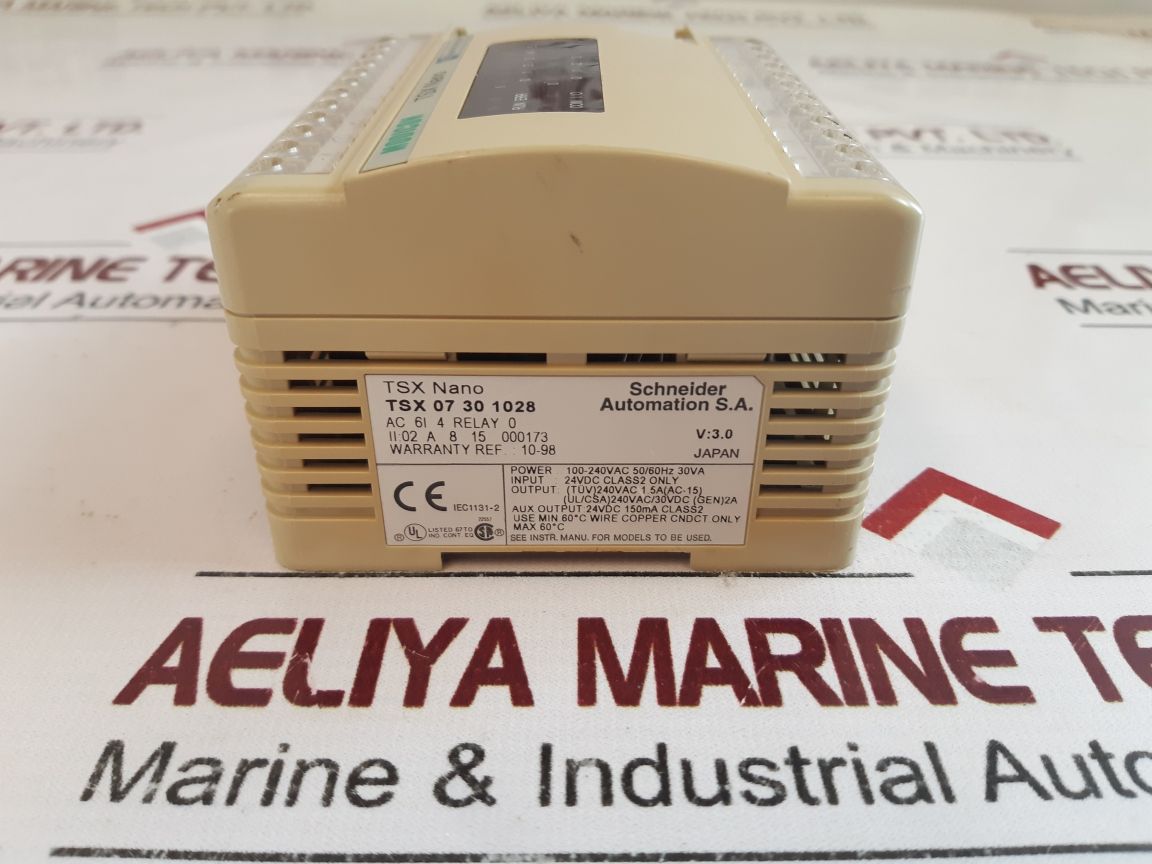 Telemecanique Tsx 07 30 1028 Modicon Tsx Nano Module