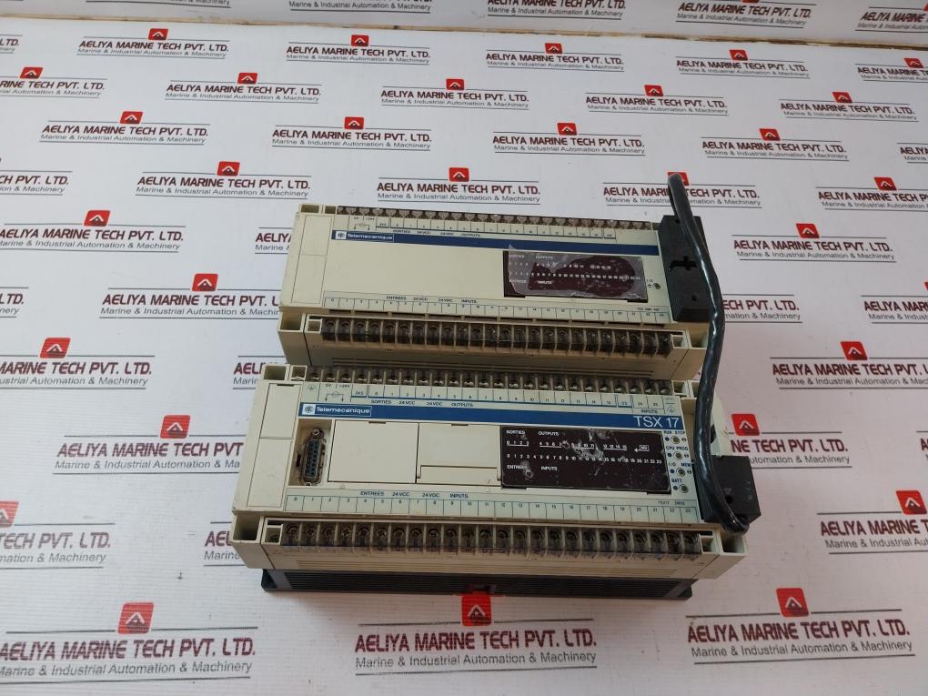 Telemecanique Tsx 17 IO Programmable Controller Set 24 Vdc

