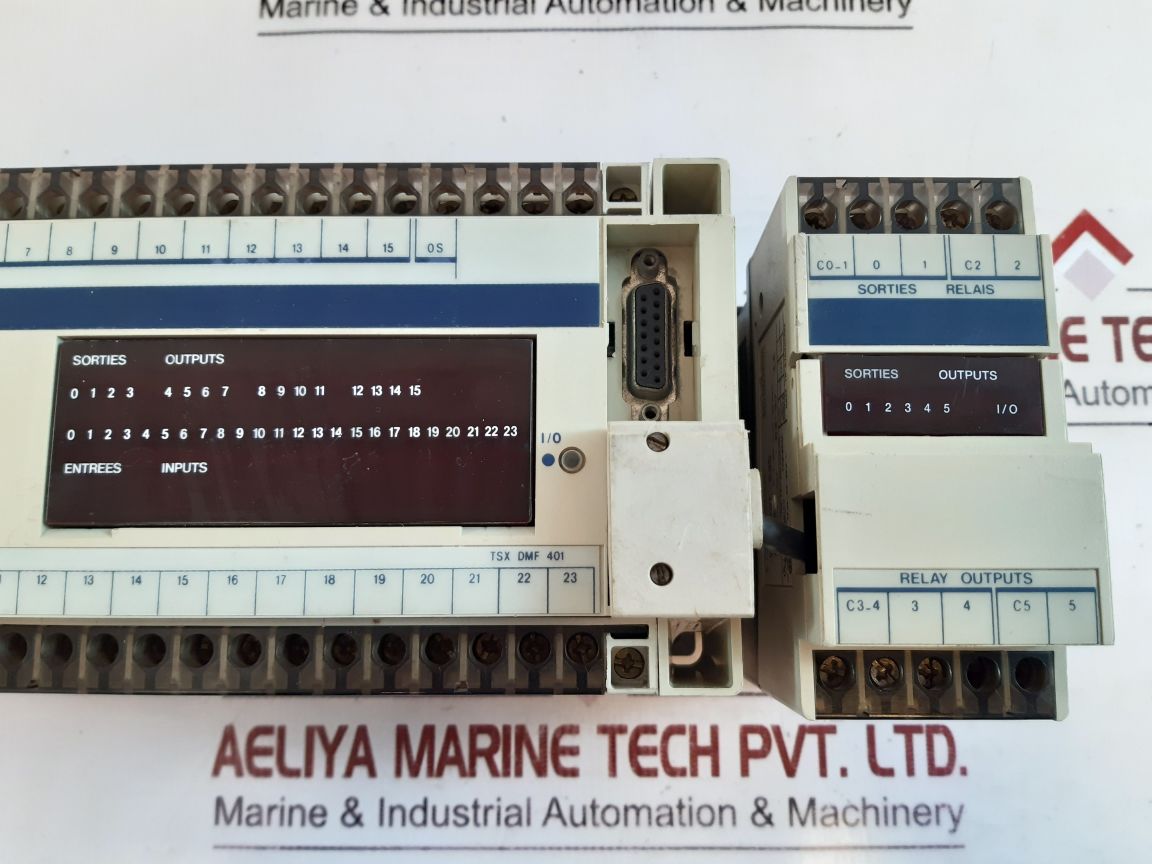 Telemecanique Tsx Dmf 401 Expander Controller With Tsx Dsf635 Output Module