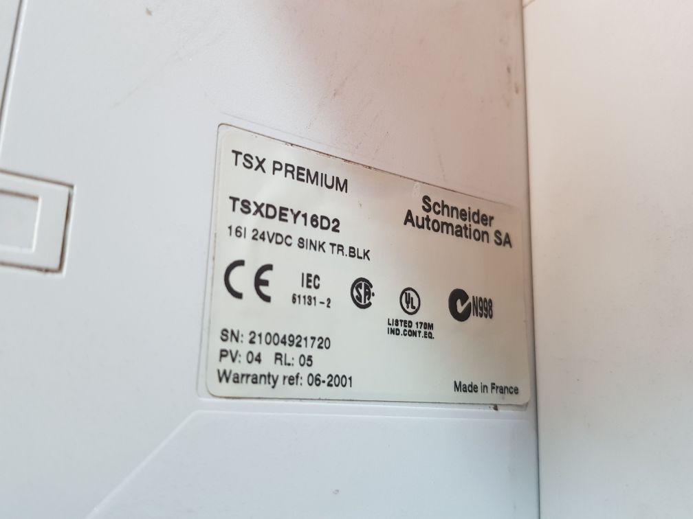 Telemecanique Modicon Tsx Psy2600