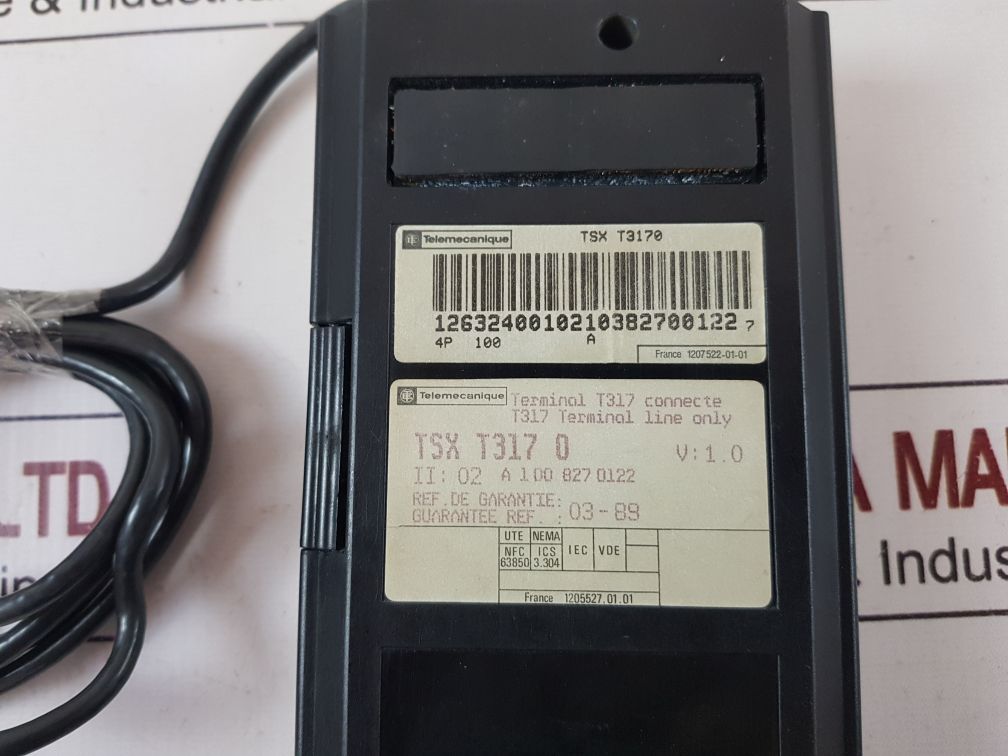 Telemecanique Tsx T3170 Handheld Controller T317 Terminal Line Only