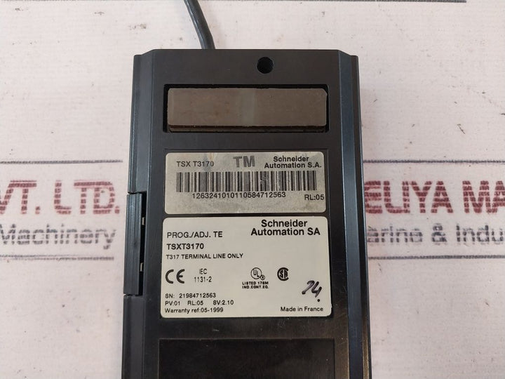 Telemecanique Tsx T3170 Handheld Controller T317 Terminal Line Only 