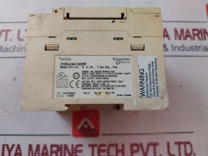 Telemecanique Twdlcaa16Drf Compact Base Plc Controller 24Vdc