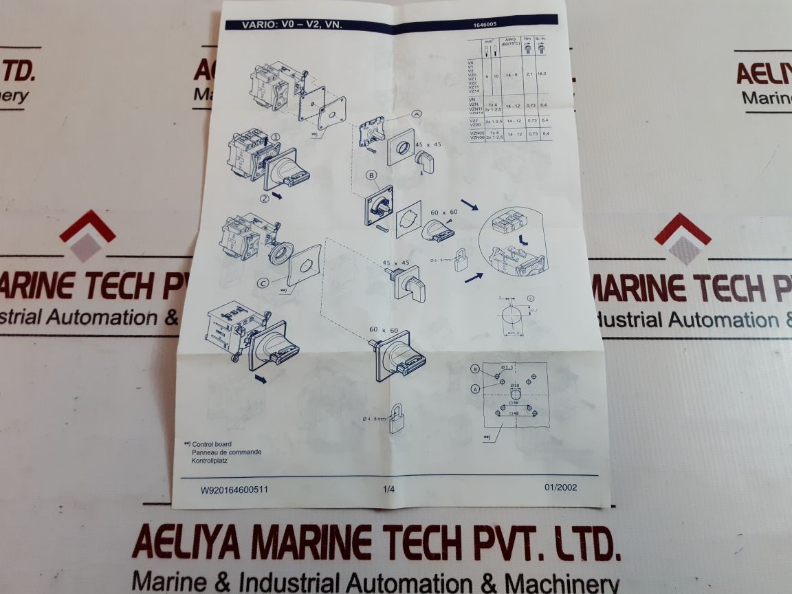 Telemecanique V5 055173 3Pole Isol. Load Break Switch

