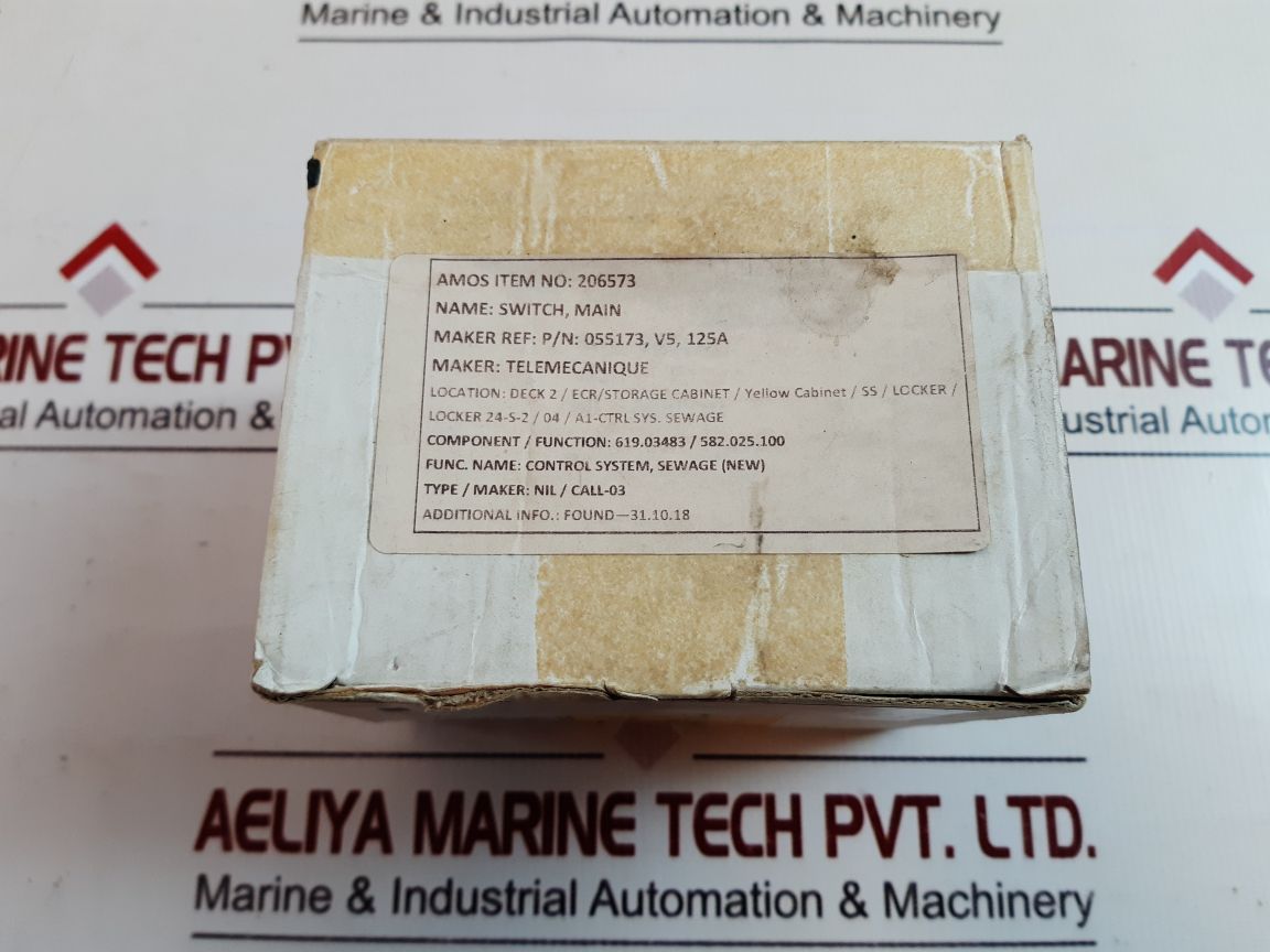 Telemecanique V5 055173 3Pole Isol. Load Break Switch
