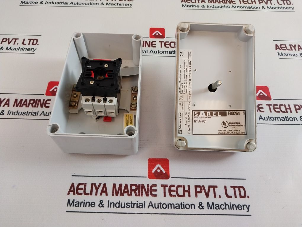 Telemecanique Vc1Gu V Switch Control Station E80264