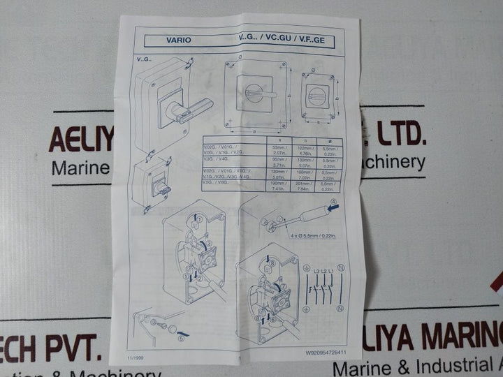Telemecanique Vcf0Ge Isolator Switch With Operator