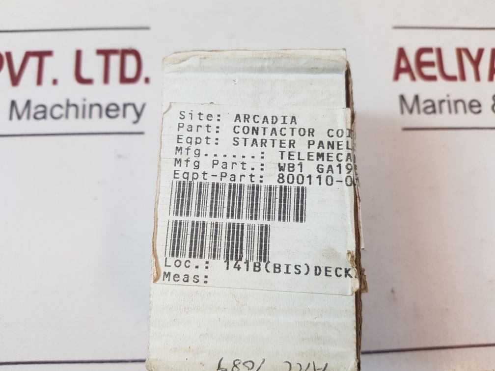 Telemecanique Wb1-ea220 Contactor Coil Wb1 Ga195