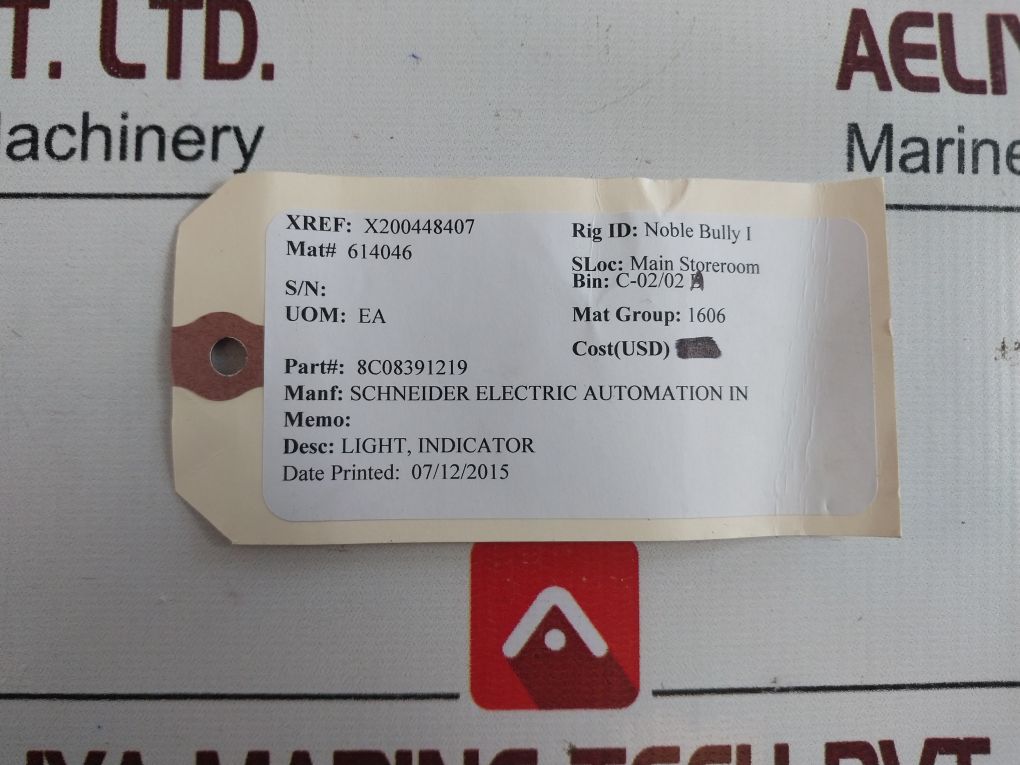 Lot Of 2X Telemecanique/Schneider Electric Xb2-bvm1Lc Pilot Light