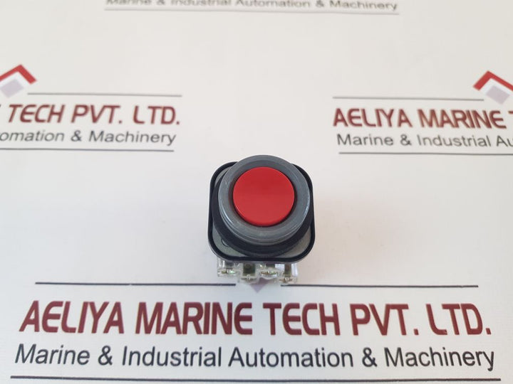 Telemecanique Xb2-mp41 Red Booted Push-button Switch